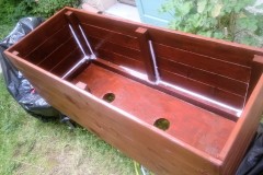 bacs bambous fabrication DIY bois plans lasure