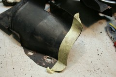 pied moulé VW tôles moteur