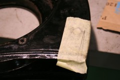 pied moulé VW tôles moteur