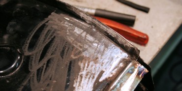 pied moulé VW tôles moteur