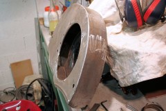 pied moulé VW tôles moteur