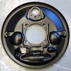 painted rear brake plate